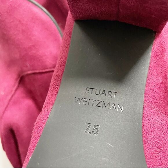 NEW Stuart Weitzman Faux Suede Over-The-Knee Boots size 7.5 - Picture 9 of 12